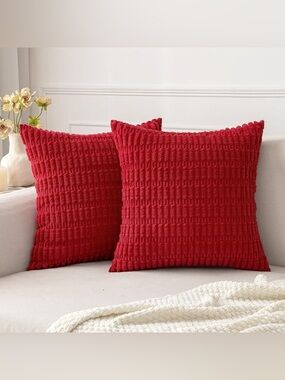 Softalker Throw Pillow Covers 18x18 Inch Set of 2